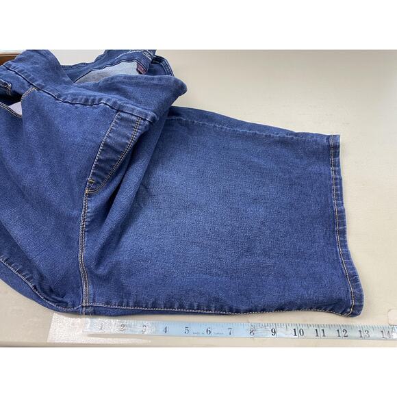 Gloria Vanderbilt Amanda Bermuda Shorts 22W All Around Slimming Dark 44x13 - Picture 9 of 13